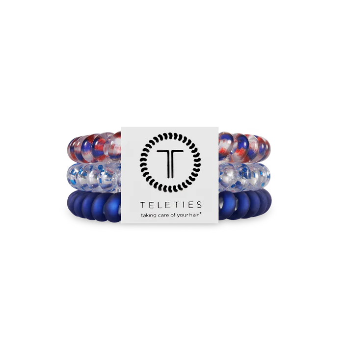 Teleties Hair Tie - Small Band Pack of 3 - Fire-workin' It