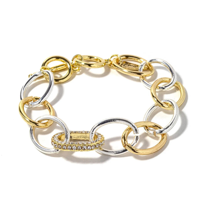 Firefly Chain Bracelet - Mixed Metal By Erimish (Ships in 2-3 Weeks)