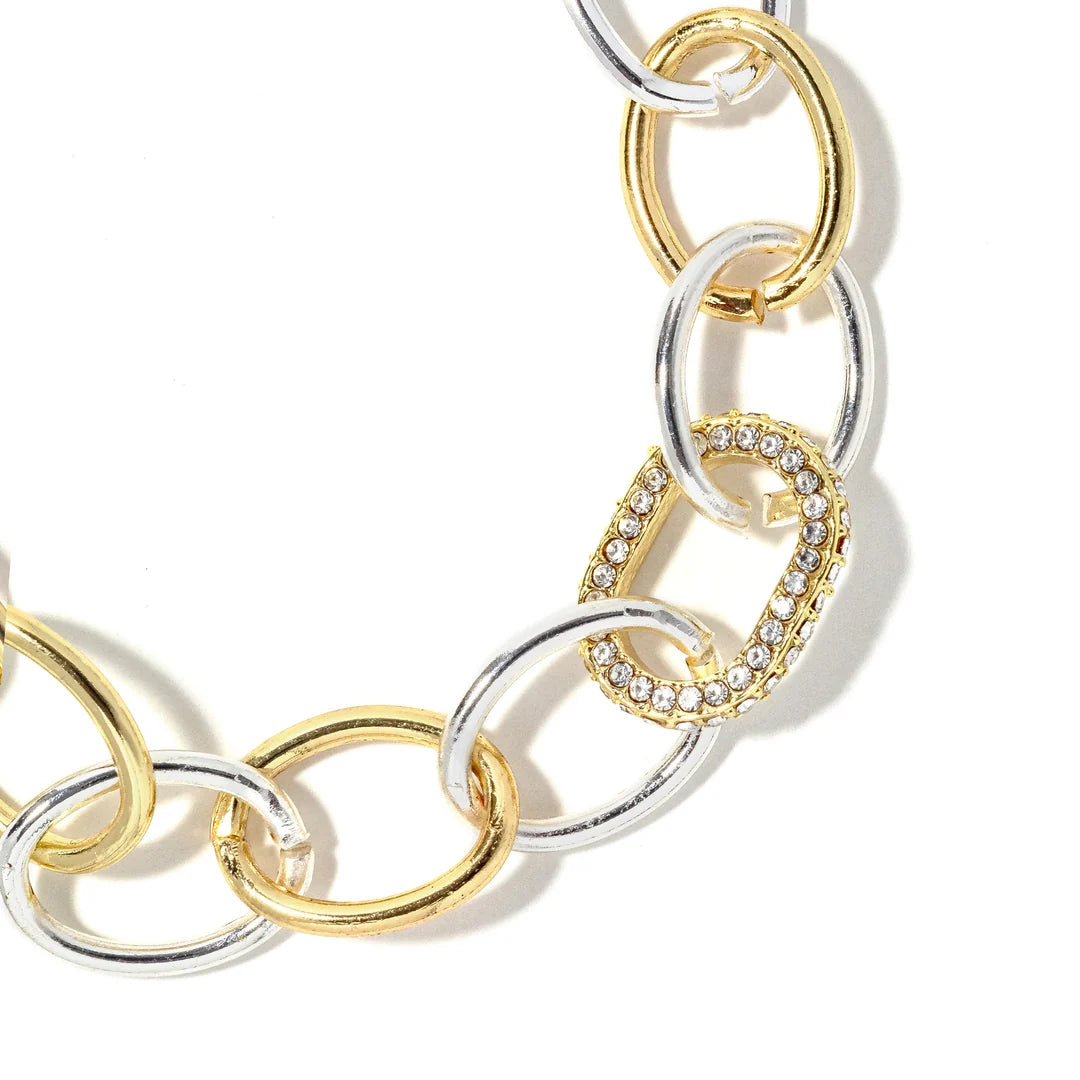 Firefly Chain Bracelet - Mixed Metal By Erimish (Ships in 2-3 Weeks)