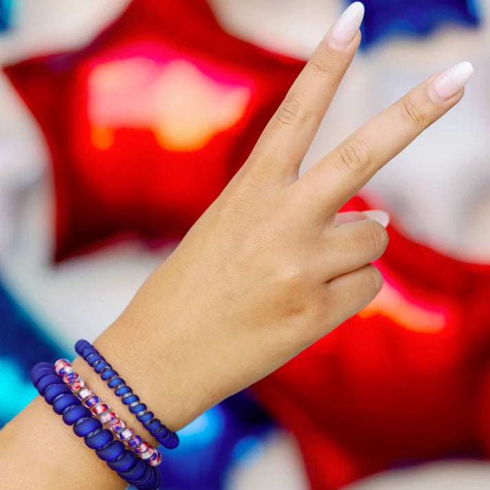 Teleties Hair Tie - Small Band Pack of 3 - Fire-workin' It