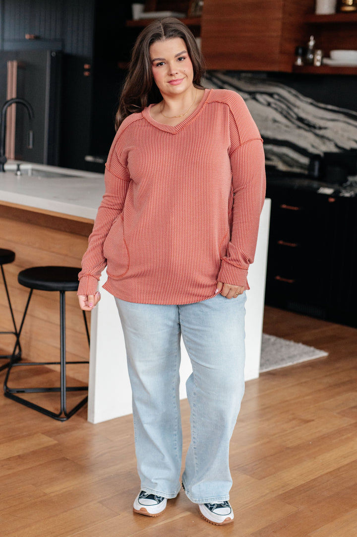 First and Foremost Rib Knit Top - 8/20