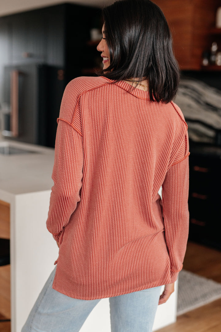 First and Foremost Rib Knit Top - 8/20