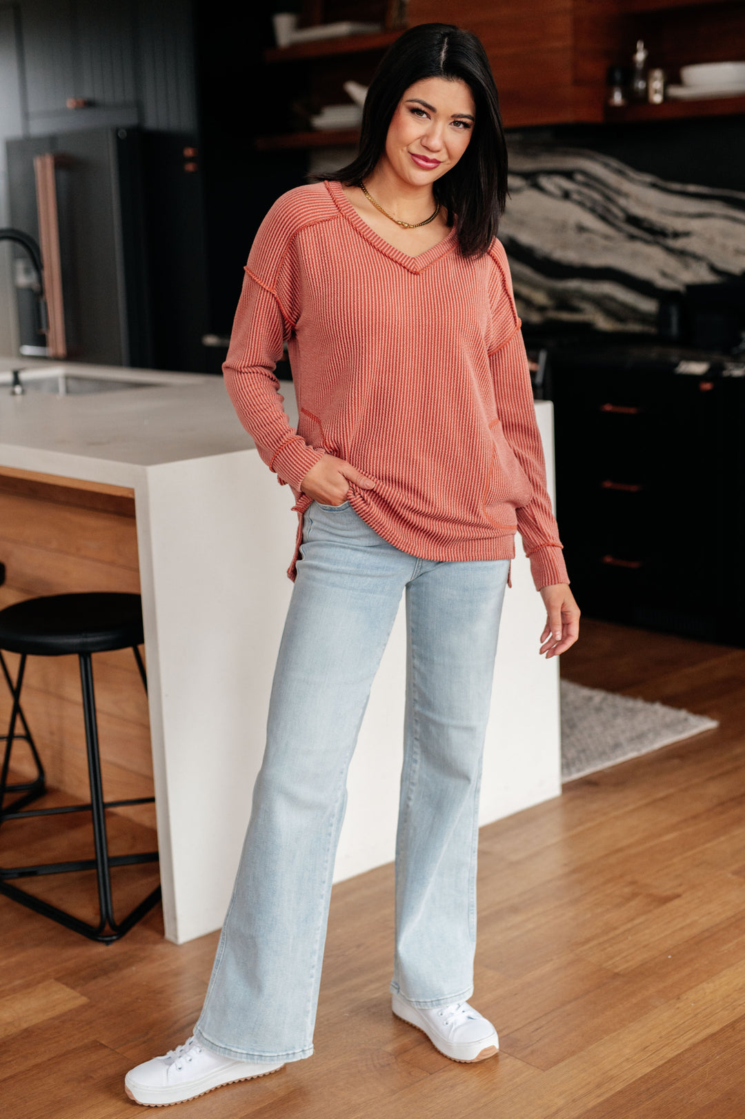 First and Foremost Rib Knit Top - 8/20