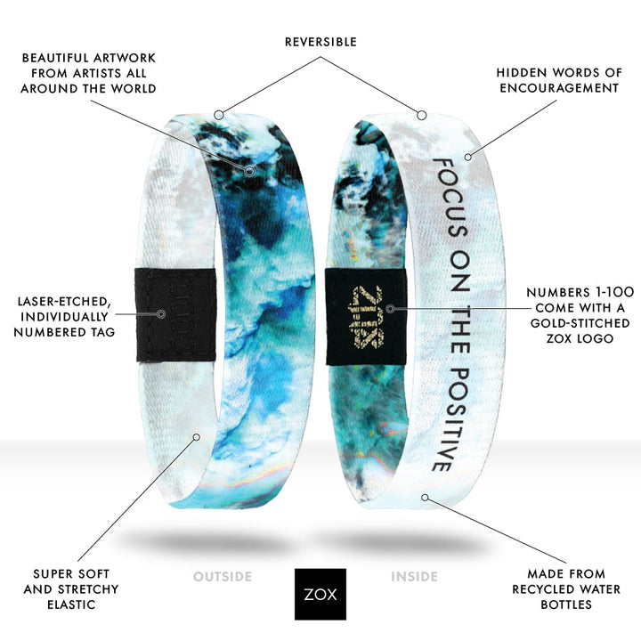 Focus on the Positive Interactive Bracelet by ZOX