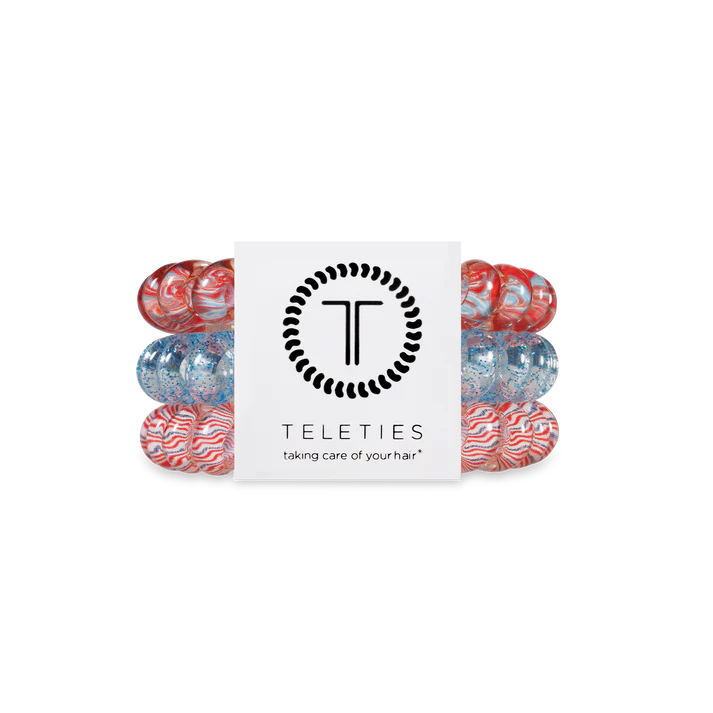Teleties Hair Tie - Large Band Pack of 3 - Freedom to Sparkle