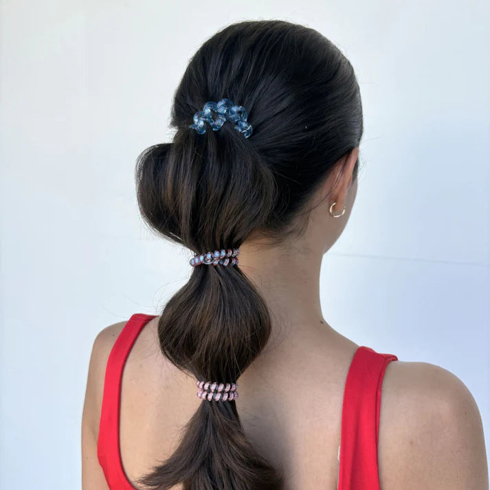 Teleties Hair Tie - Large Band Pack of 3 - Freedom to Sparkle