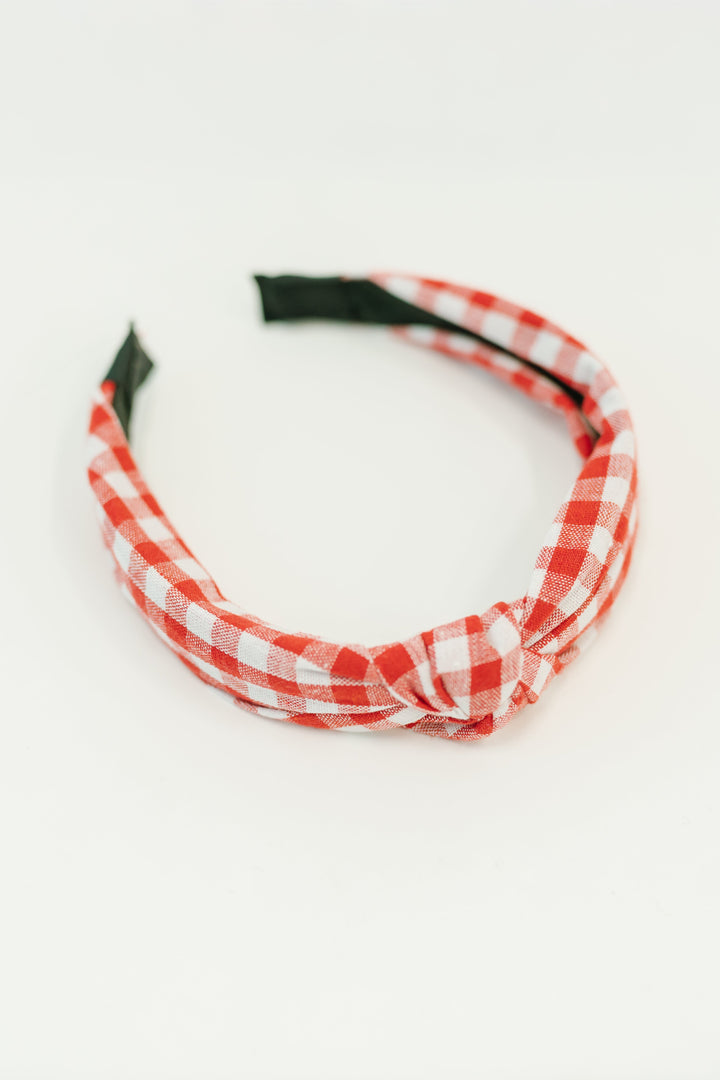 Fruit Pickin' Gingham Headband - 12/8