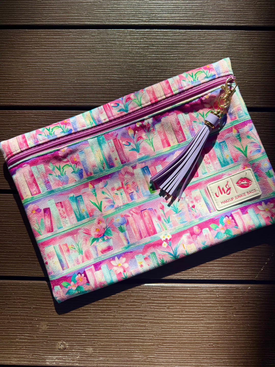 MJ VAULT RELEASE: Petals & Paperbacks - PrepO Custom Floral Book Print by Makeup Junkie (Ships in 8-10 Weeks)