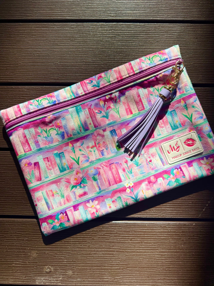 MJ VAULT RELEASE: Petals & Paperbacks - PrepO Custom Floral Book Print by Makeup Junkie (Ships in 8-10 Weeks)