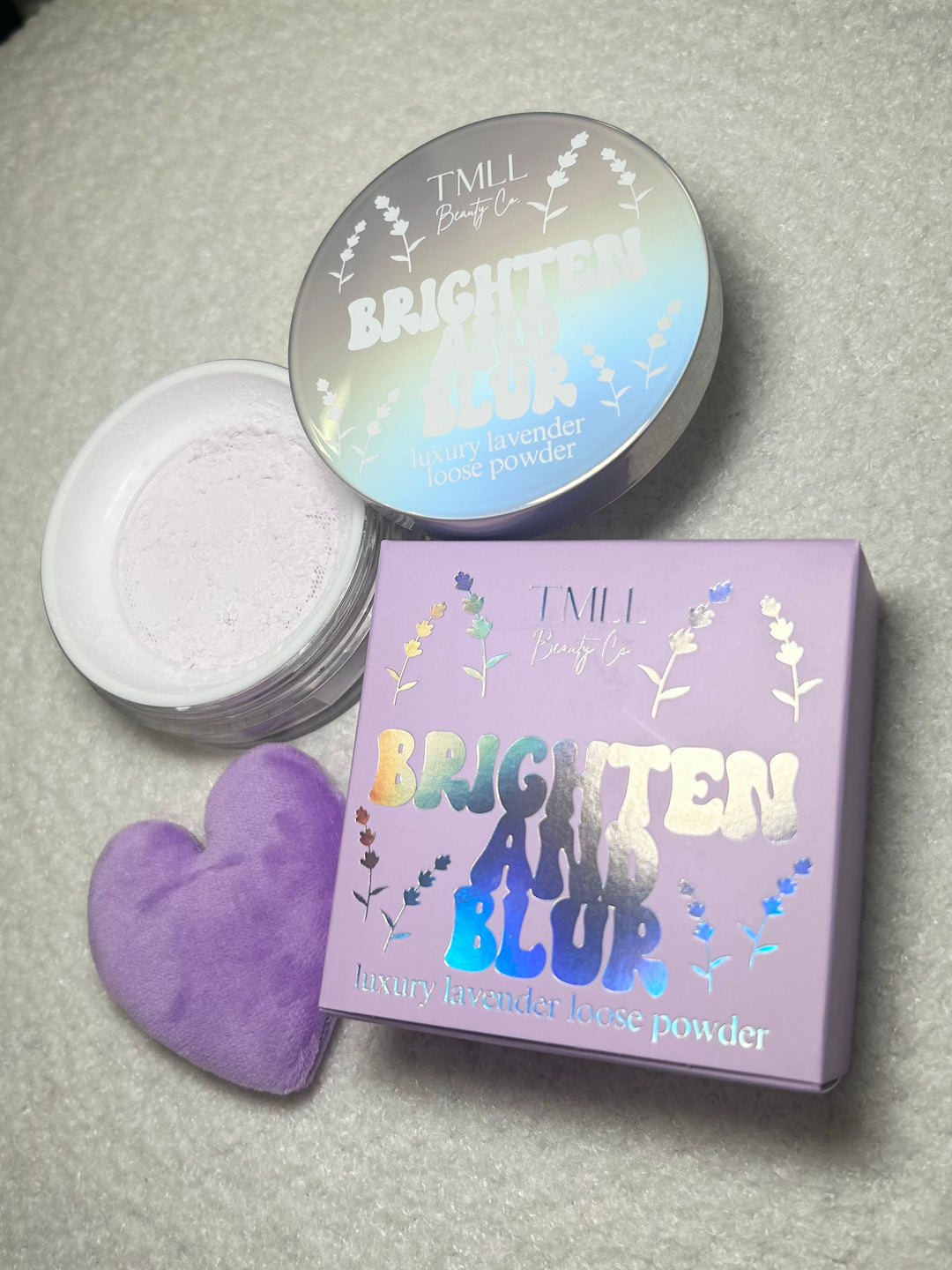 JUNE PREORDER: Brighten & Blur Lavender Setting Powder by TMLL (Ships in 2-3 Weeks)