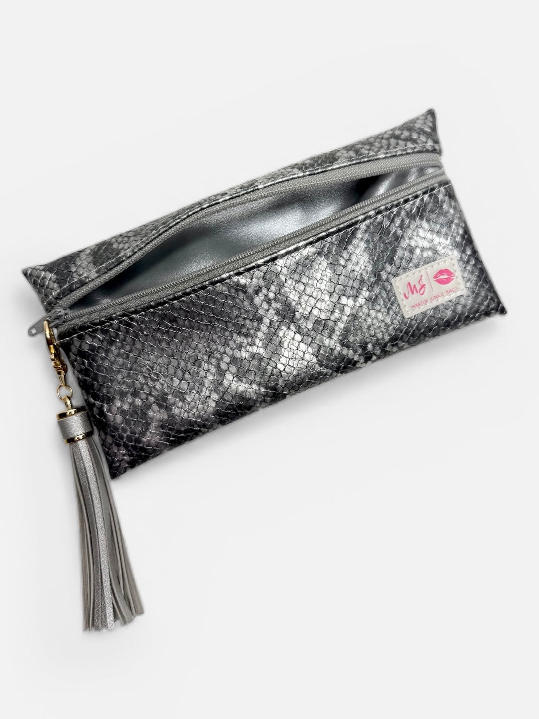 Viper Silver Top Zip Mini Single Ladies by Makeup Junkie (Ready to Ship)