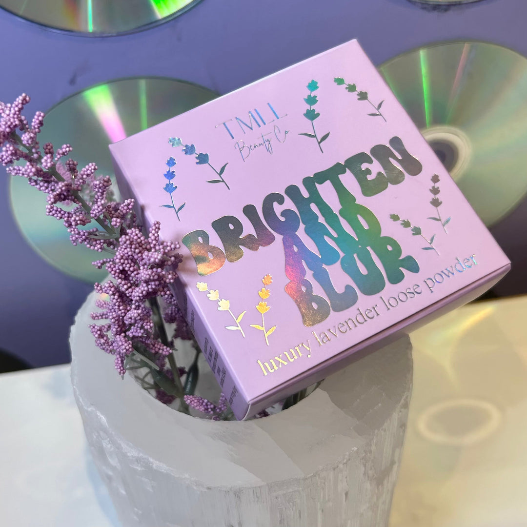 Brighten & Blur Lavender Setting Powder by TMLL Beauty Co. (PREORDER: Ships in 2-3 Weeks)