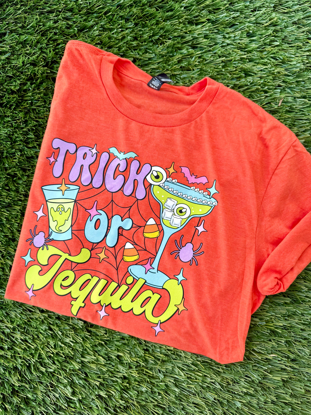 'Trick or Tequila' Graphic Tee (Ships in 1-2 Weeks)