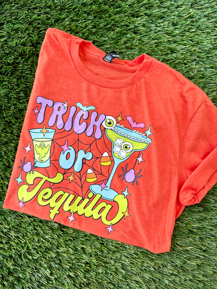 'Trick or Tequila' Graphic Tee (Ships in 1-2 Weeks)