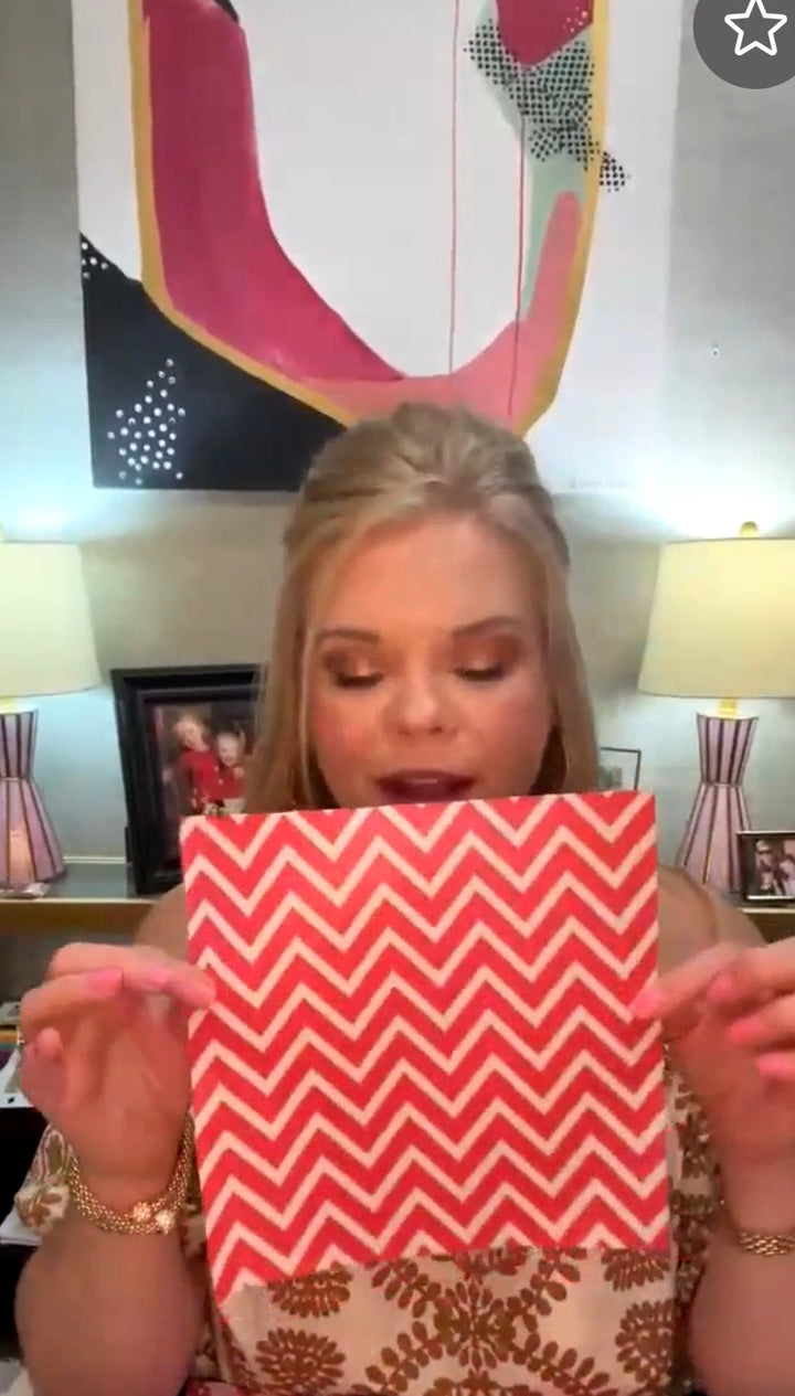 Pink Chevron Mini Single Ladies by Makeup Junkie (Ships in 3-4 Weeks)