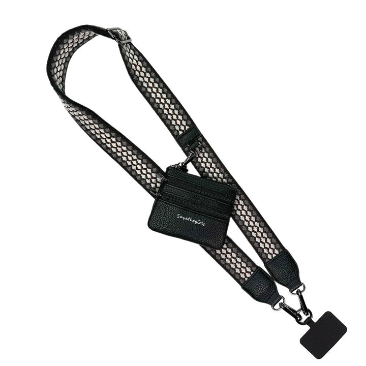 APRIL ARRAY: Clip & Go Strap w/Zippered Pouch Fun Dots By Save The Girls (Ships in 3 Weeks)