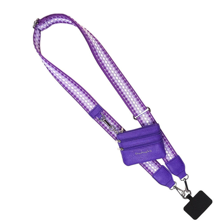APRIL ARRAY: Clip & Go Strap w/Zippered Pouch Fun Dots By Save The Girls (Ships in 3 Weeks)