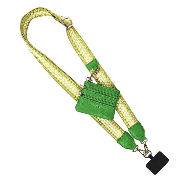 APRIL ARRAY: Clip & Go Strap w/Zippered Pouch Fun Dots By Save The Girls (Ships in 3 Weeks)