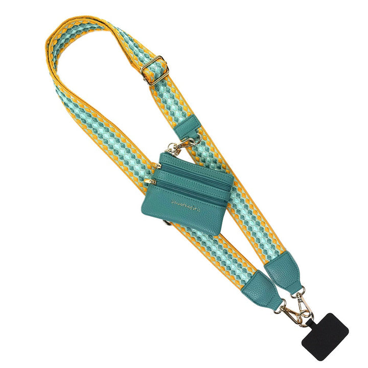 APRIL ARRAY: Clip & Go Strap w/Zippered Pouch Fun Dots By Save The Girls (Ships in 3 Weeks)