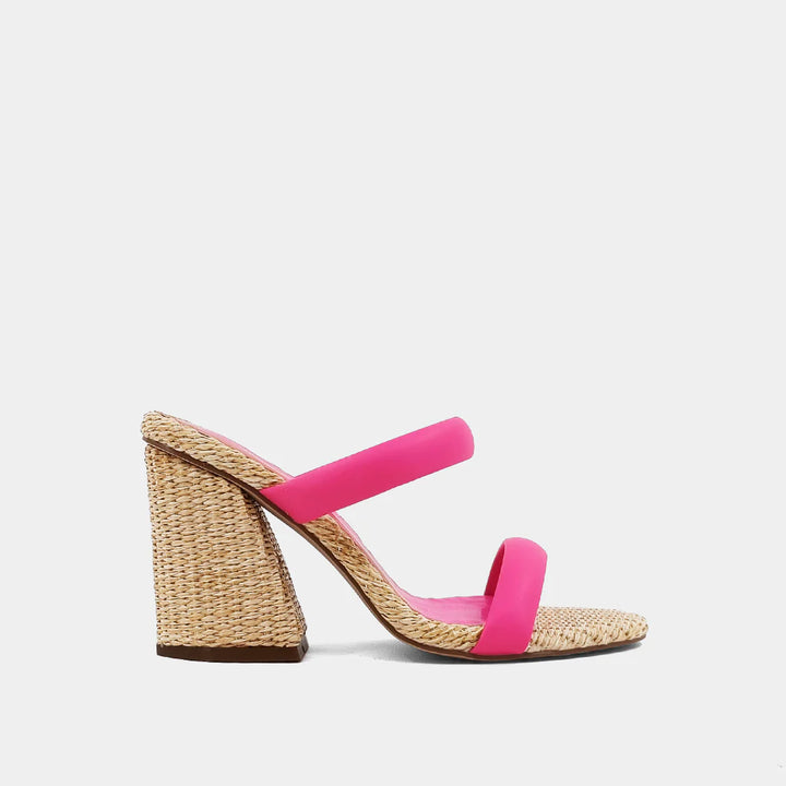 DOORBUSTER: Gardenia Chunky Heel by ShuShop