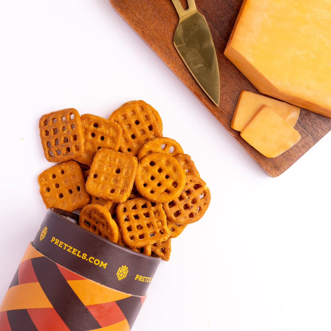 Gluten Free Wisconsin Cheddar Pretzels - Treats Live