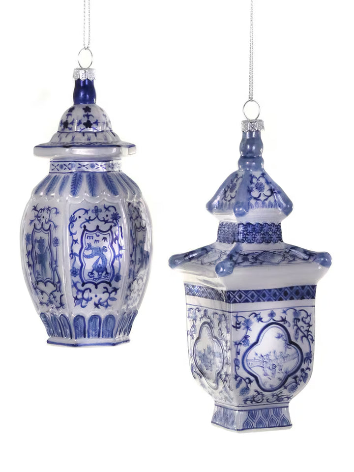 Blue Ginger Jar Ornament
