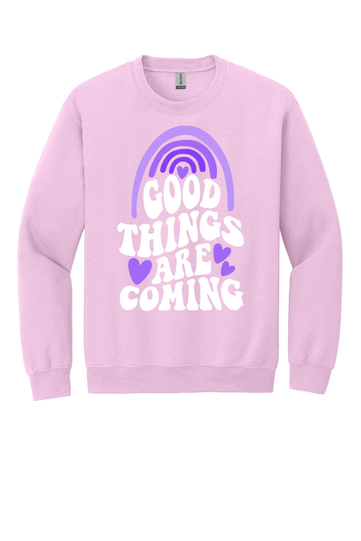 'Good Things Are Coming' Graphic Sweatshirt: Prep Obsessed x Weather With Lauren (Ships in 2-3 Weeks)
