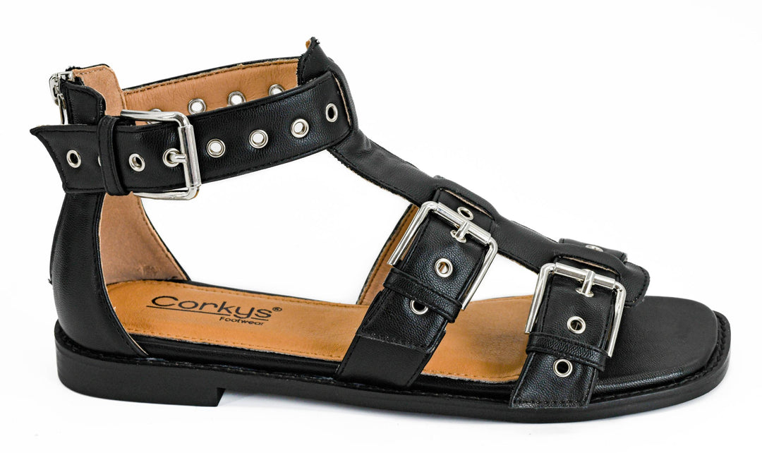 SHOE PARTY! Glad You Made It Black by Corkys (Ships in 2-3 Weeks)