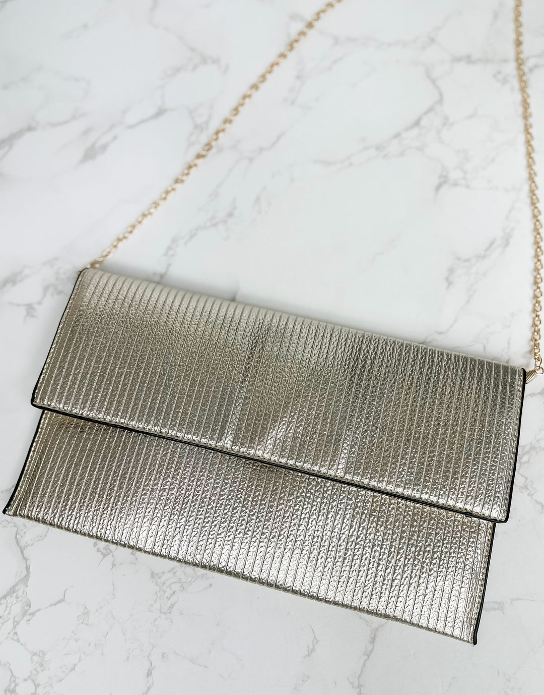 Metallic Gold Clutch