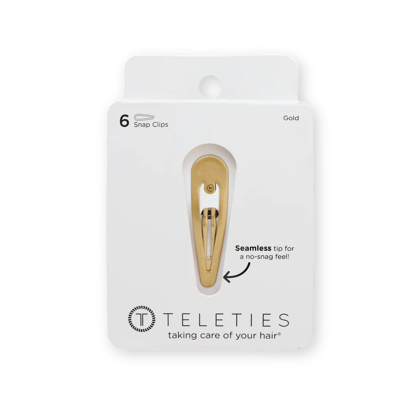 Teleties Snap Clip Set - Gold