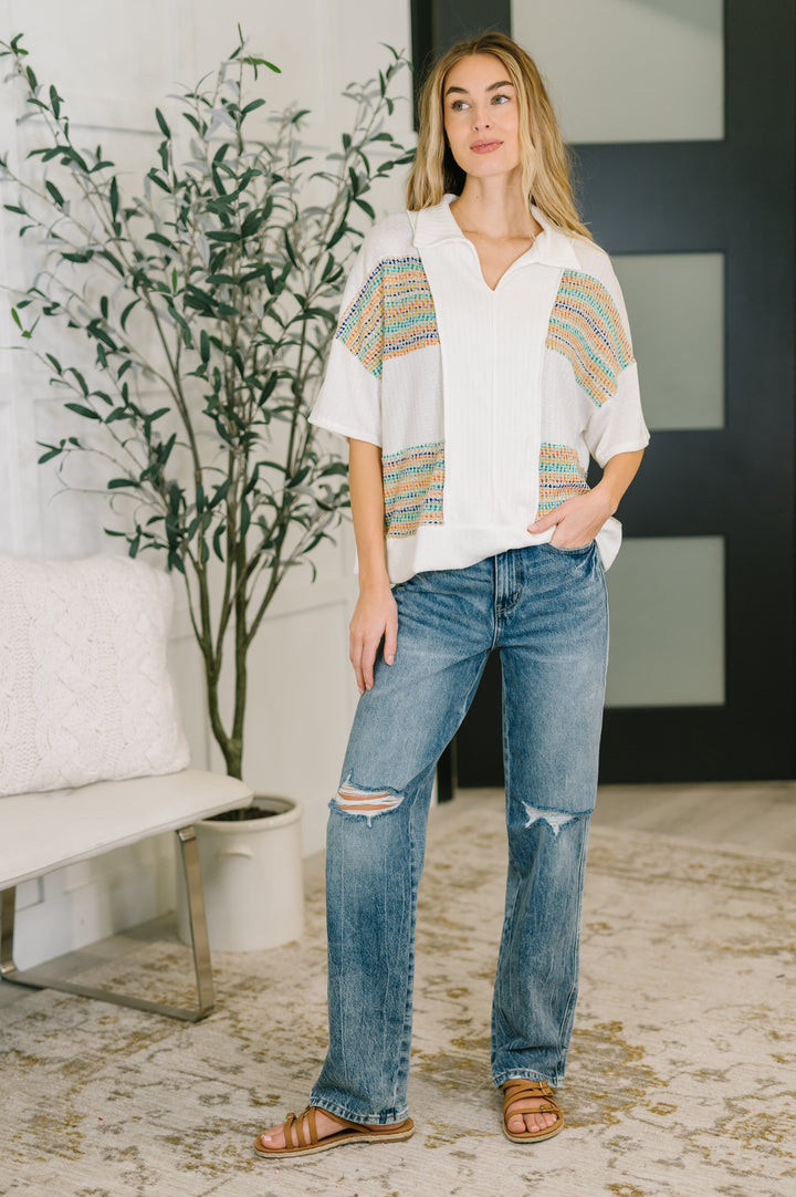 Good For Me Collared Knit Top - 3/9