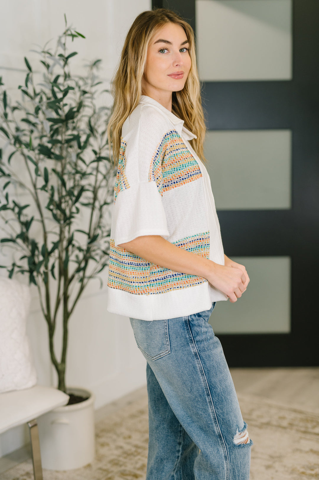 Good For Me Collared Knit Top - 3/9