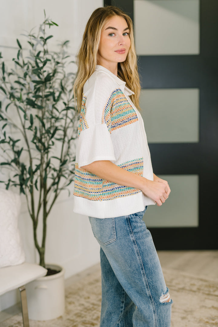 Good For Me Collared Knit Top - 3/9