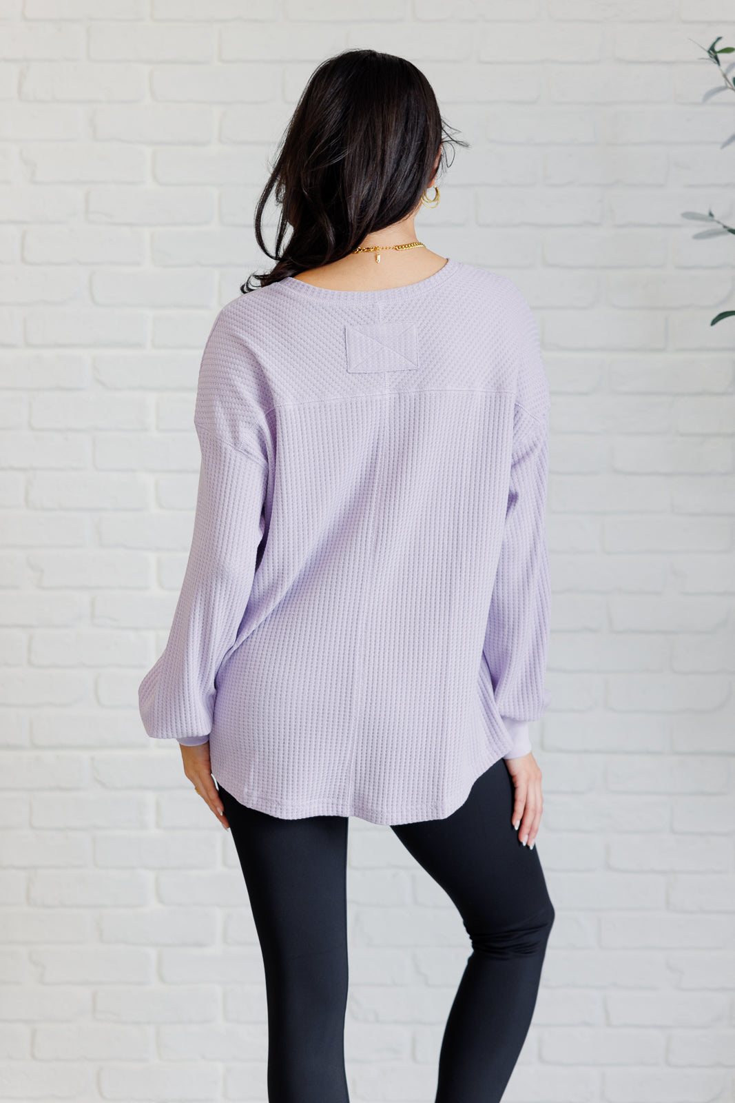Good Things Are Coming V-Neck Top in Lavender - 12/18