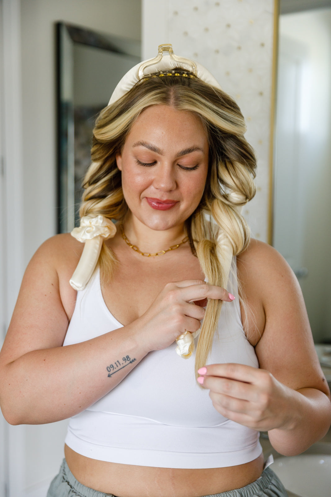 Got Your Back Heatless Curling Set in Champagne - 7/13