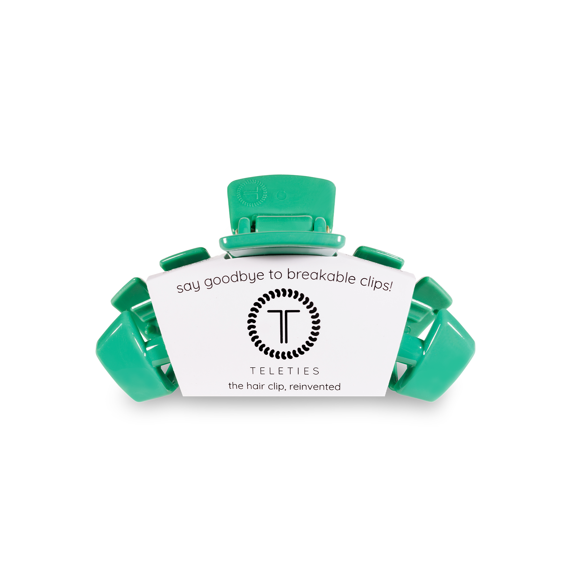 Tiny Teleties Claw Clip - Green Come True