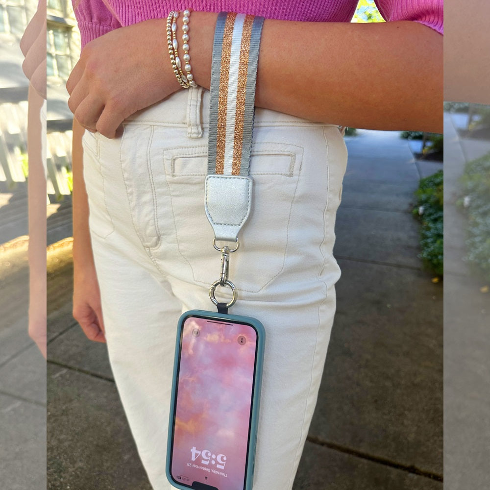 JULY PREORDER: Clip & Go - Pack of 2 (Grey Stripe/Grey Solid) by Save The Girls (Ships in 2-3 Weeks)