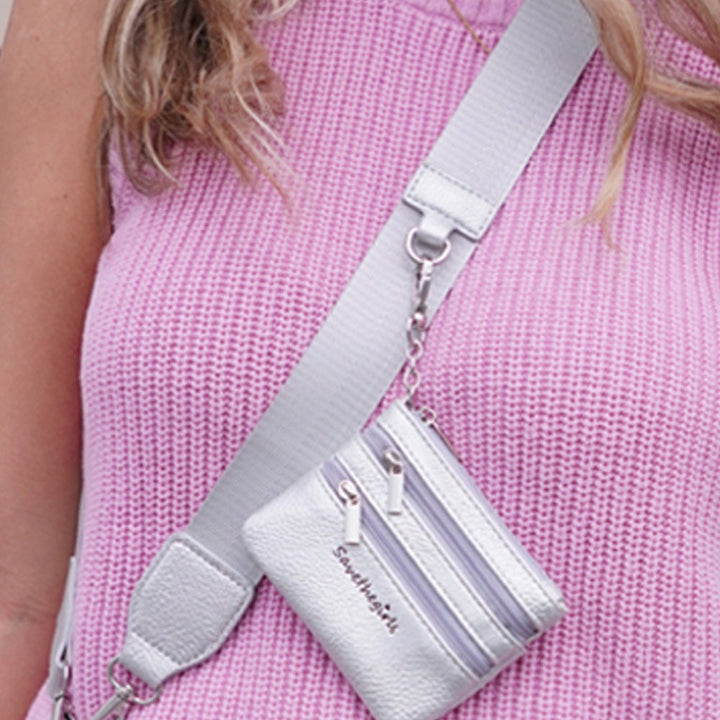 JULY PREORDER: Clip & Go - Pack of 2 (Grey Stripe/Grey Solid) by Save The Girls (Ships in 2-3 Weeks)