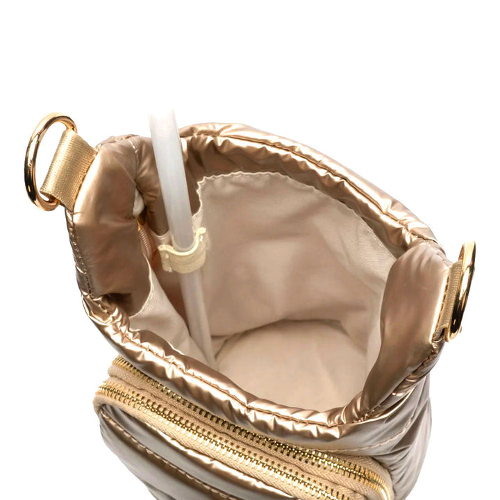 JUNE MARKET: HydroBag® HANDLE®- Gold Striped Strap by Wanderfull (Ships in 2-3 Weeks)