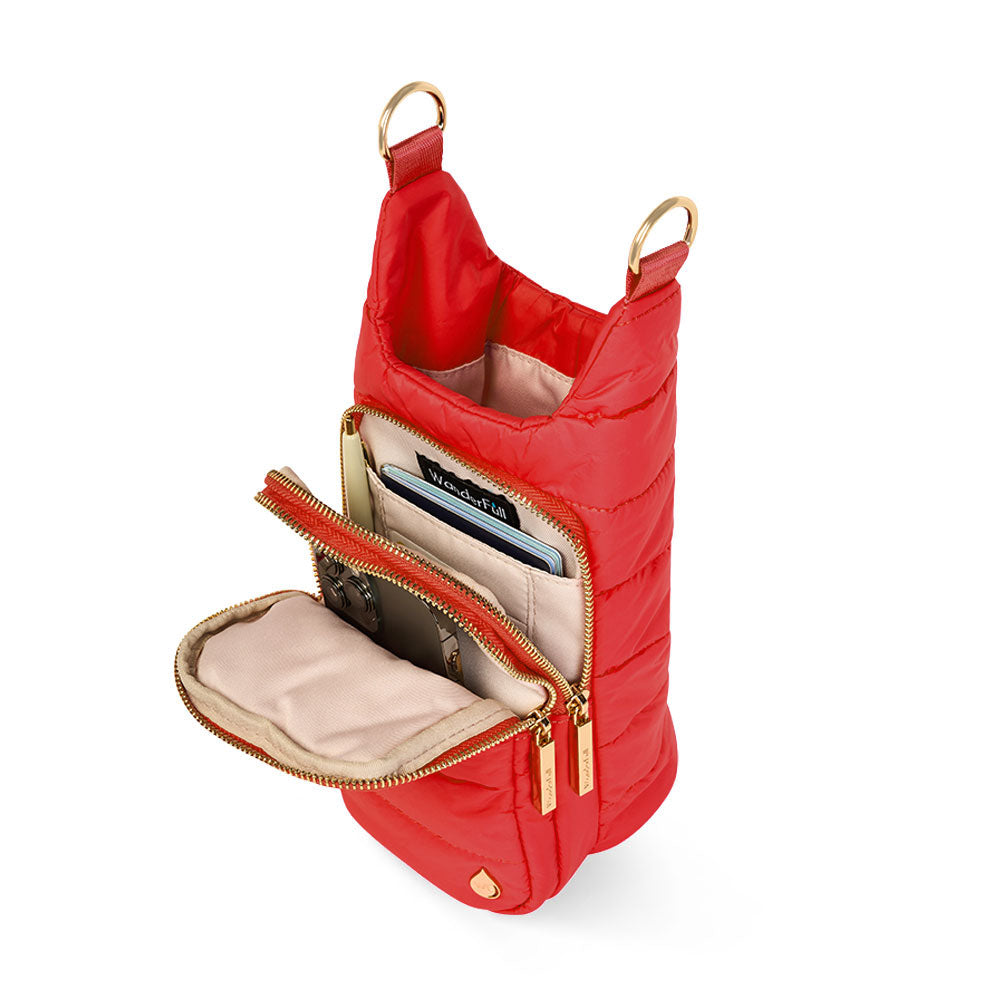 JUNE MARKET: Poppy Red HydroBag® with Solid Strap by Wanderfull (Ships in 2-3 Weeks)