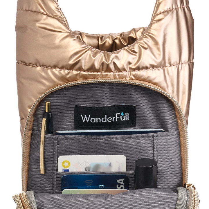 JUNE MARKET: Gold Shiny HydroBag® by Wanderfull (Ships in 2-3 Weeks)