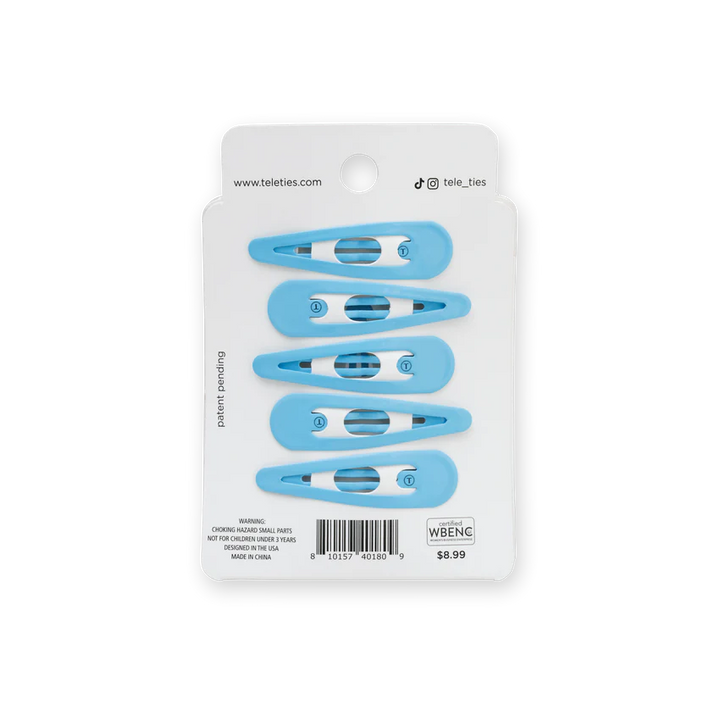 Teleties Snap Clip Set - Hampton Bay