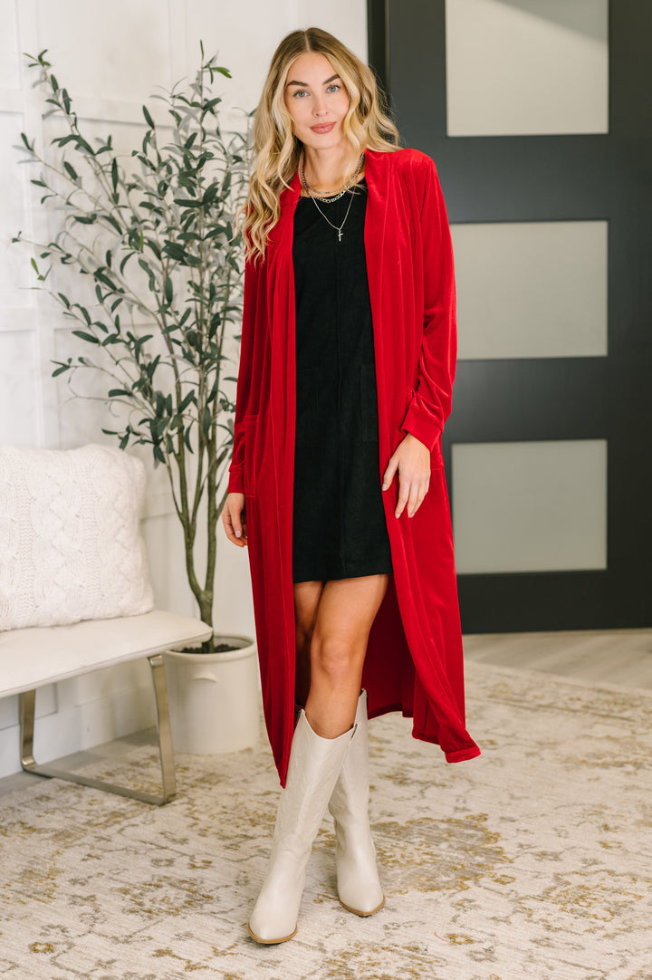 Feeling That Way Corduroy Dress in Black - 12/5