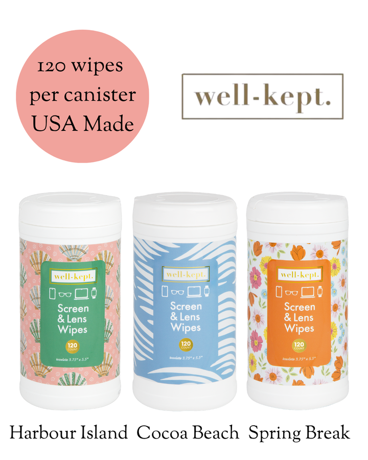 MORNING MEGA: Canister Screen & Lens Cleaning Wipes by Well-Kept (Ships in 2-3 Weeks)
