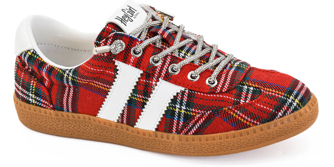 Heads Up - Red Plaid by Corkys