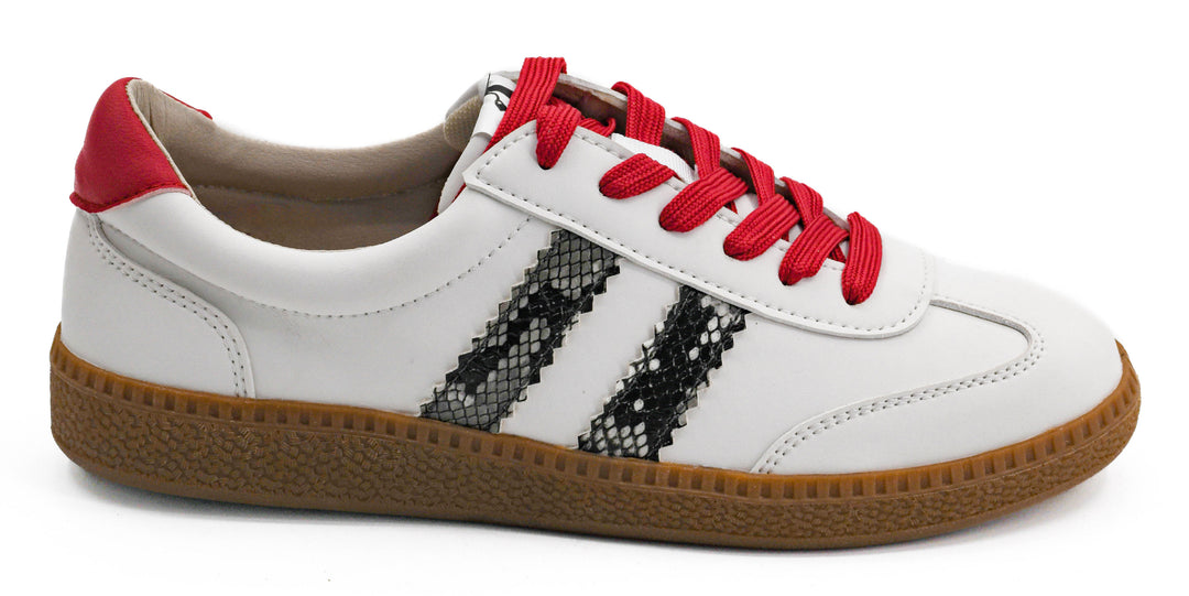 SHOE PARTY! Heads Up White With Snake by Corkys (Ships in 2-3 Weeks)