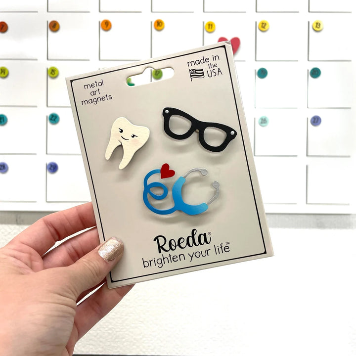 Healthcare Magnets Set of 3 by Roeda (LIVE BOX: Ships in 3 Weeks)