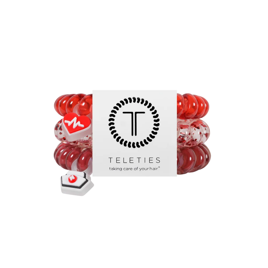 Teleties Hair Tie - Large Band Pack of 3 - Heart and Hustle