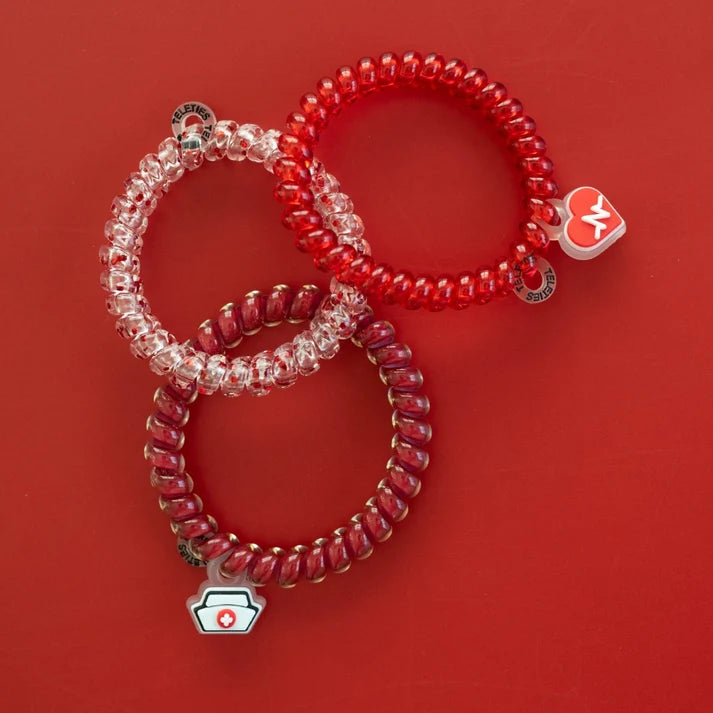 Teleties Hair Tie - Small Band Pack of 3 - Heart and Hustle