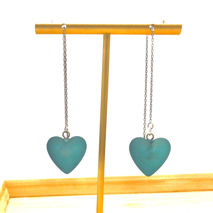 Heartstrings Threader Earrings by Leetie Lovendale (Preorder: Ships in 2-3 Weeks)